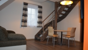 Obývací pokoj v 7 lůžkovém apartmánu